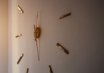 Minimalistic design of wall clock