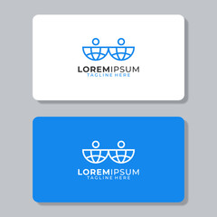 International Cooperation logo design