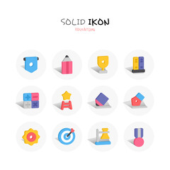 Toys Colorful 3D Flat Icon 

