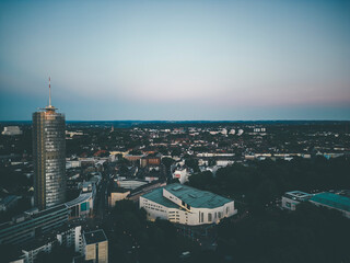 Skyscrapers And Aalto Theater Essen