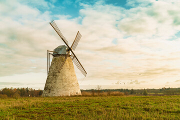 Windmill near Vihula Manor, Estonia