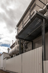 Technical equipment in the area of the port of Hel on the Baltic Sea