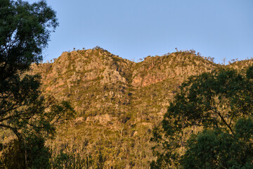 The Cathedral Range State Park located in Victoria, Australia, approximately 100 kilometres...