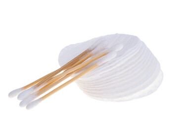 cotton buds isolated