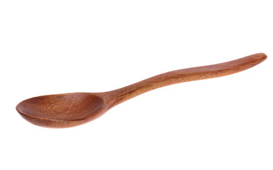 Wooden spoon isolated
