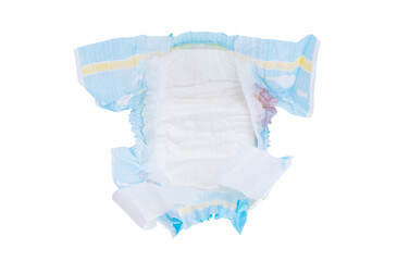 Baby diapers isolated
