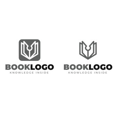 Naklejka premium icon flat design book logo collection