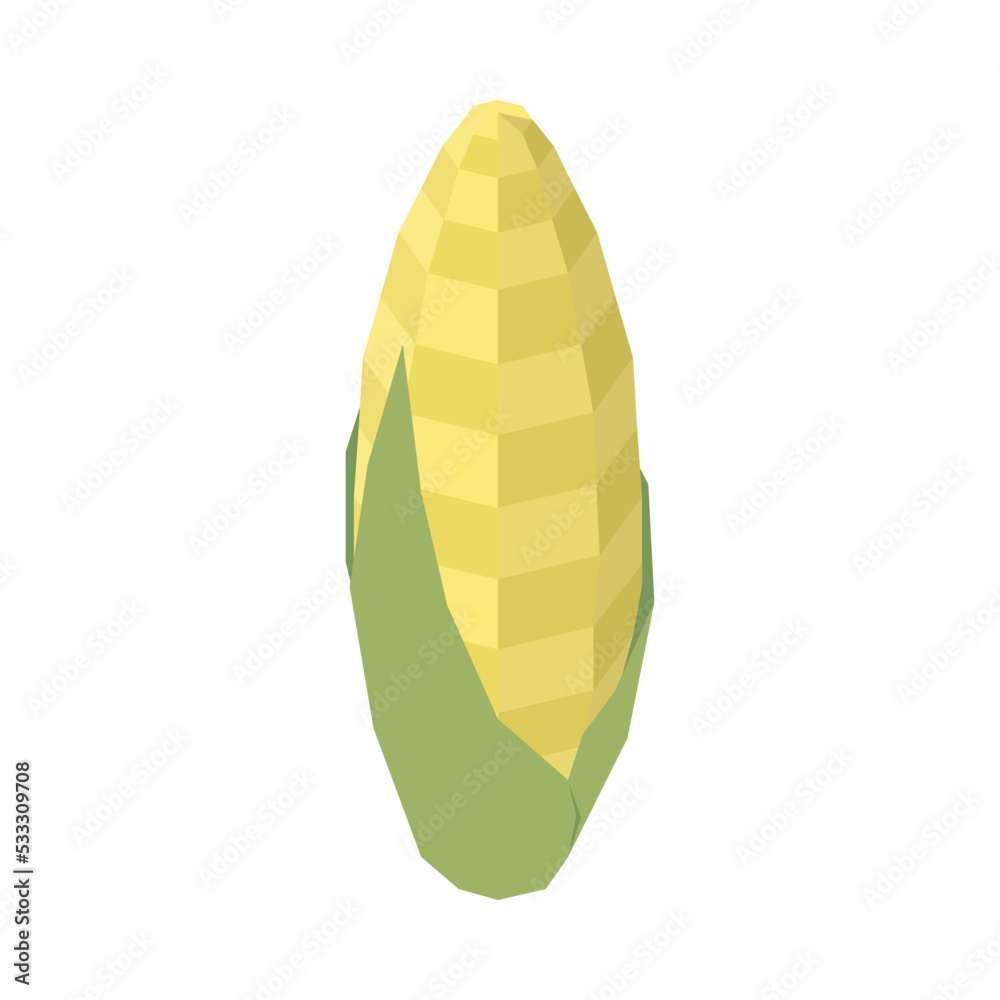 Canvas Prints corn isometric icon