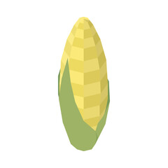 Corn Isometric Icon