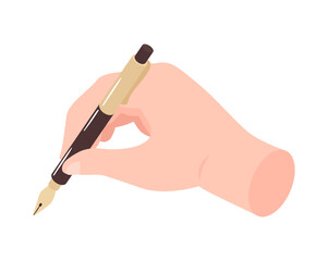 Hand Holding Pen Icon