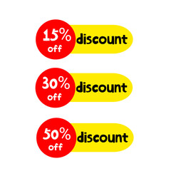 Discount icon label 