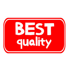 Best quality label