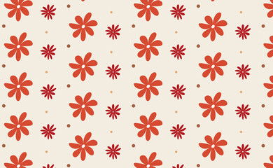 Fototapeta na wymiar Floral pattern. Pretty flowers on white background. Printing with small colorful flowers. Seamless vector texture.