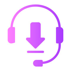 download gradient icon