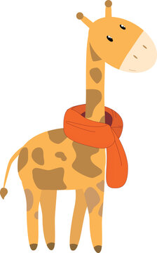 Girafe with scarf