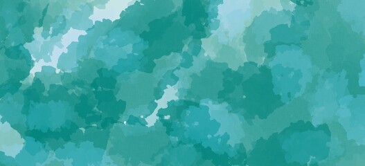 blue green watercolor abstraction for wallpaper and advertising