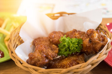 Fried chicken wings Korean Style