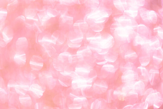 Bokeh Pink for valentine background, Christmas background