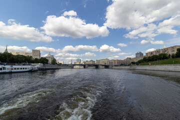 Fototapeta na wymiar moscow river