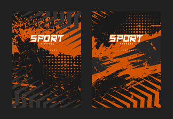 Sport jersey grunge design for racing team, motocross