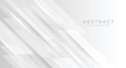 Abstract geometric white and gray color background.