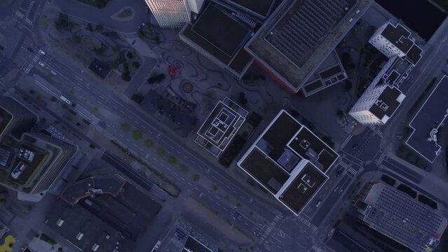 Fly over Clarion Hotel in Malm&ouml;, Sweden