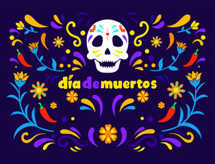 Dia DE Los muertos background