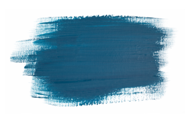 Blue acrylic hand-drawn brush stroke background.