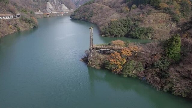 Old Demolished Bridge In Toyama Japan