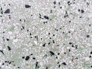 Wall of small sand stone texture background