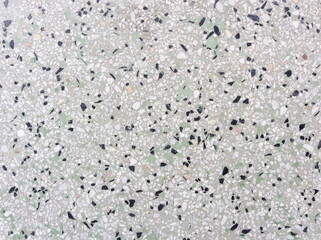 Wall of small sand stone texture background