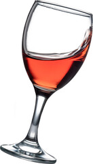 Red wine glass