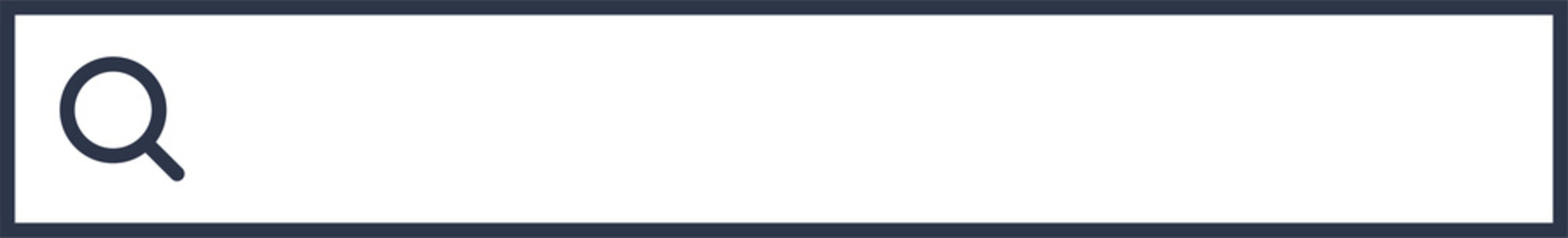Simple search bar flat design template. Search bar interface for website template.