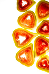 background from sliced figs