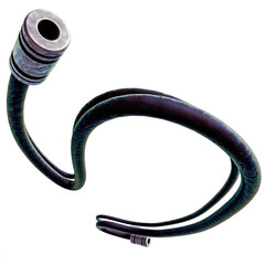 SciFi Cable Wire Illustration with Transparent Background PNG
