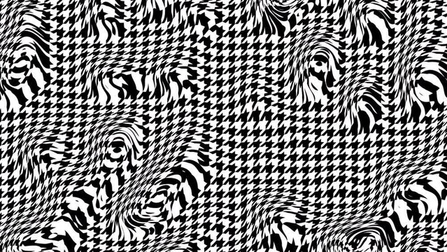 Seamless abstract wavy background for loop playback. 4k video