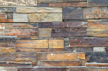 Modern stone brick wall background. Stone texture.