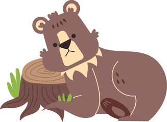 brown bear cute animal