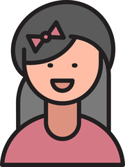 woman character avatar illustration