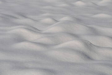 Obraz premium background of fresh snow texture