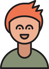 Obraz premium boy avatar illustration