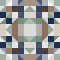 Abstract Bauhaus geometric pattern background, vector circle, triangle and square lines color art design. Colorful Bauhaus pattern background