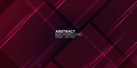 Abstract dark red gradient illustration background with 3d look and simple pattern. cool design and luxury.Eps10 vector
