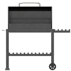 3d rendering illustration of a bbq barbecue