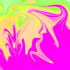 Plakat bright pink, yellow, green color. beautiful and colorful background gradients made using the texture of watercolor spots
