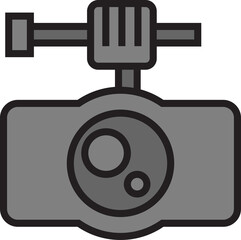 action camera icon illustration