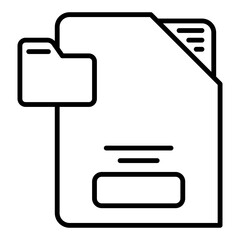 business document folder or archive