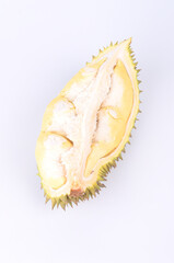 Durain fruit isolated on white