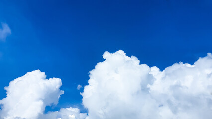 Summer blue sky cloud gradient light white background. Beauty clear cloudy in sunshine calm bright winter air bacground. Gloomy vivid cyan landscape in environment day horizon skyline view