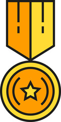 star medal award illustration
